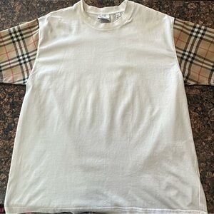 Burberry Check Sleeve T-Shirt